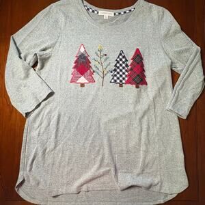 Cover + Pine Christmas Top Size XL